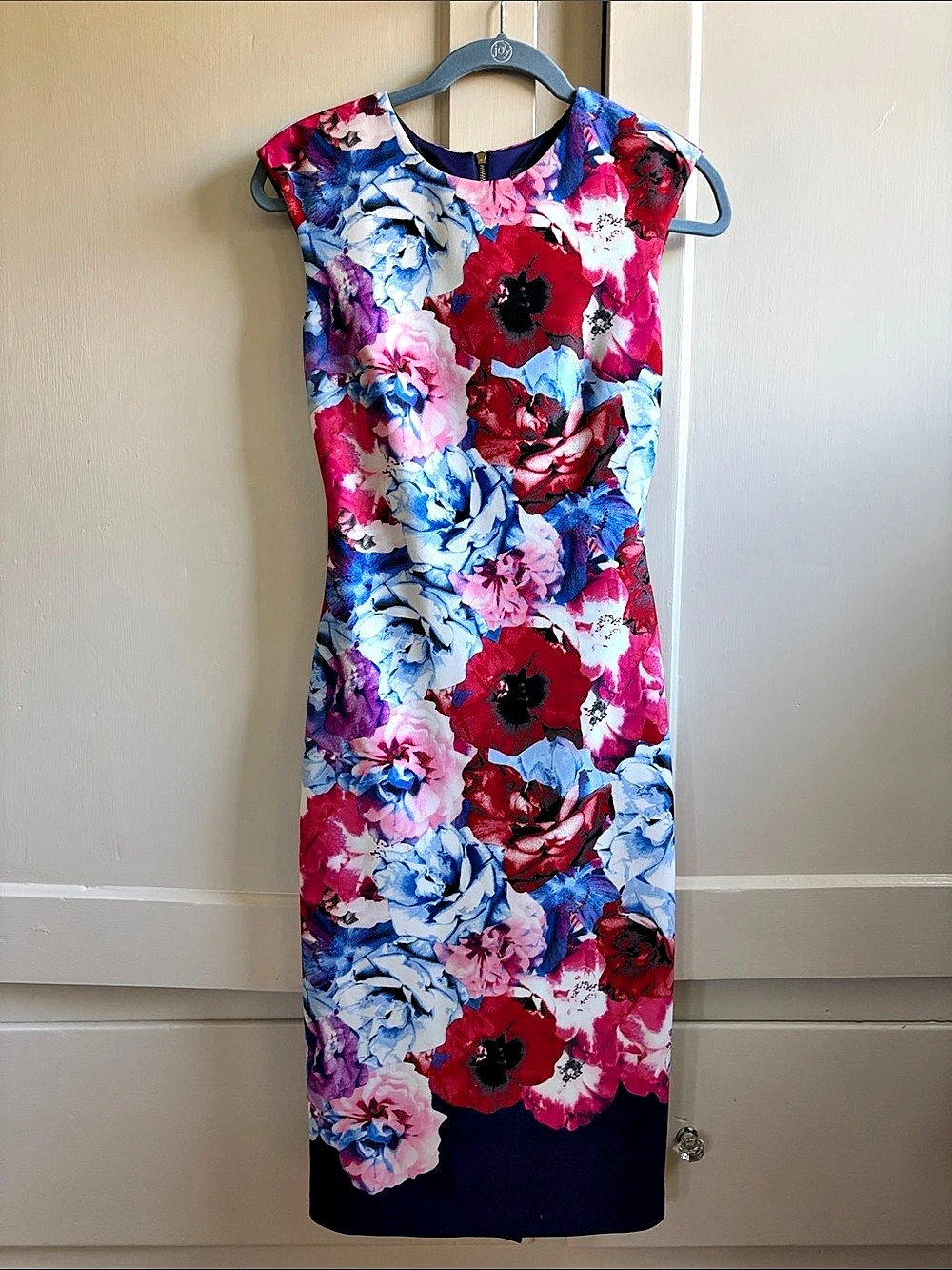 Multicolor Dress Pink & Blue Size 2